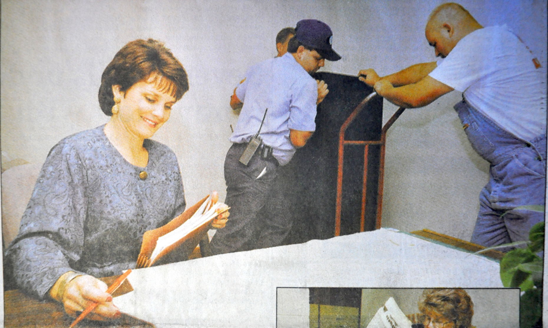 Boone Town Hall relocation, Peri Moretz, 1998